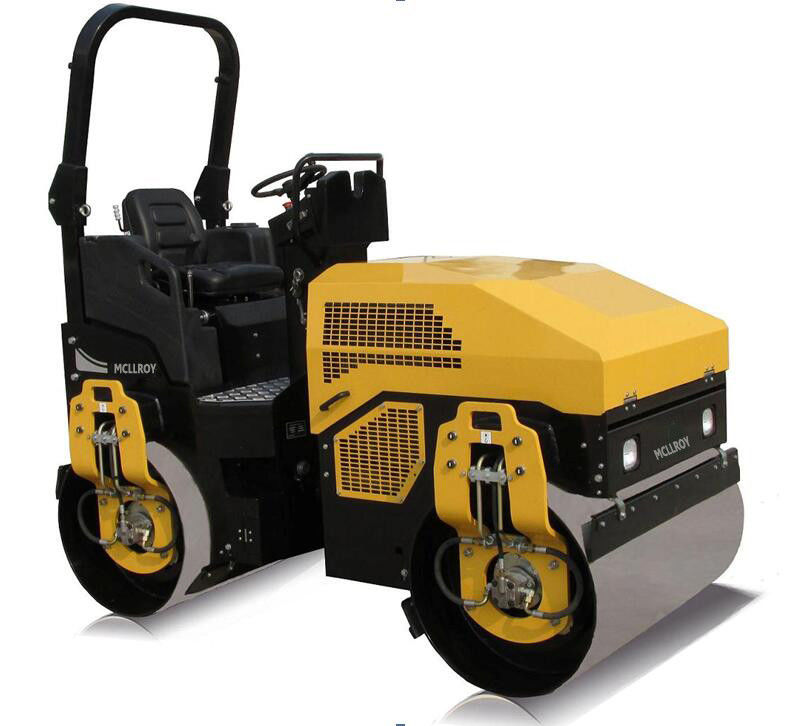3 Ton Ride - On Road Roller For Asphalt Roads With Yanmar Engine  CE SGS